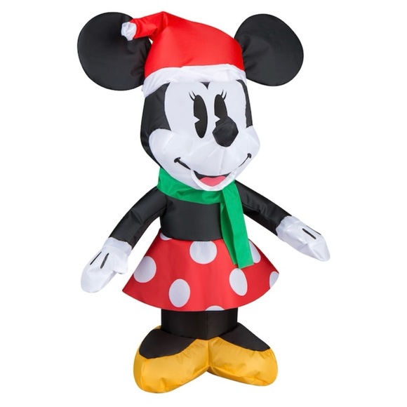 Gemmy Disney Minnie Mouse 22 In Lighted Christmas Inflatable USB/Battery Powered - Picture 4 of 6